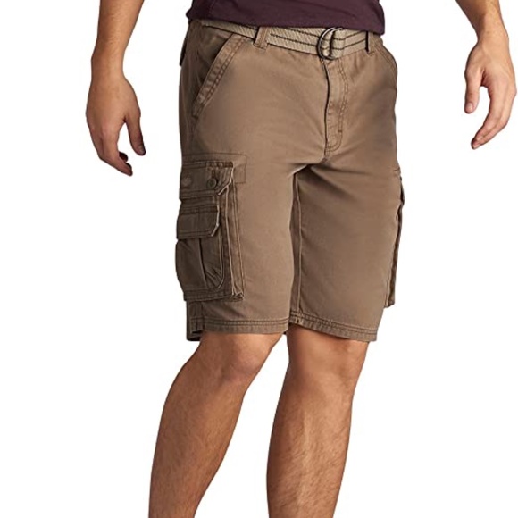 4 x 40" NEVER WORN Breen Lee Mens' Belted 100% Cotton Cargo Shorts - Picture 1 of 3